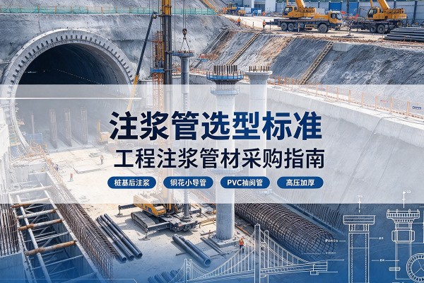 武山注浆管选型标准